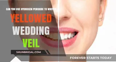 Hydrogen Peroxide for Whitening Yellowed Wedding Veils: Safe or Risky?