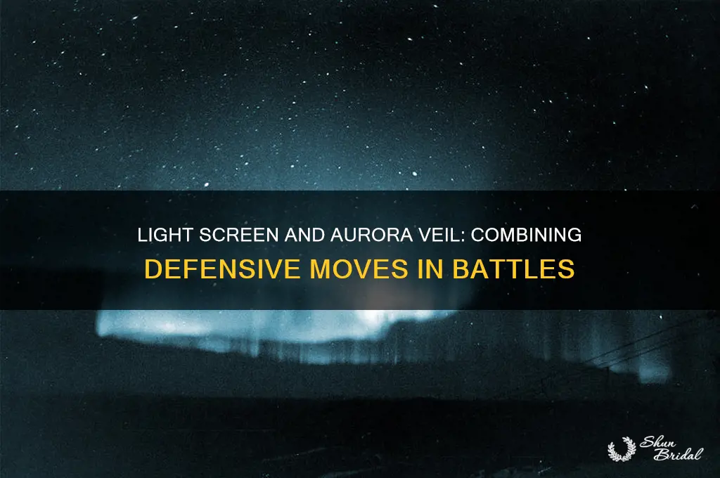 can you use light screen and aurora veil