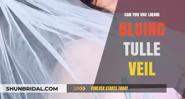 Liquid Bluing for Tulle Veils: A Creative DIY Wedding Hack?