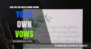 Using Notes for Personalized Vows: A Guide to Heartfelt Wedding Promises