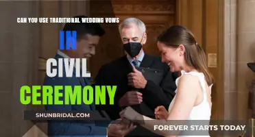 Traditional Wedding Vows in Civil Ceremonies: A Perfect Blend?