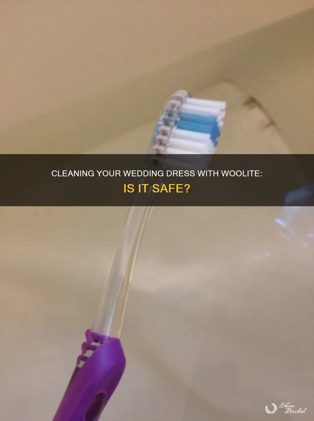 can you use woolite on a wedding dress