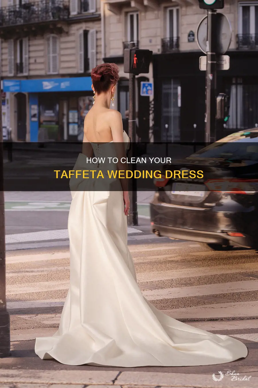 can you wash a taffeta wedding dress