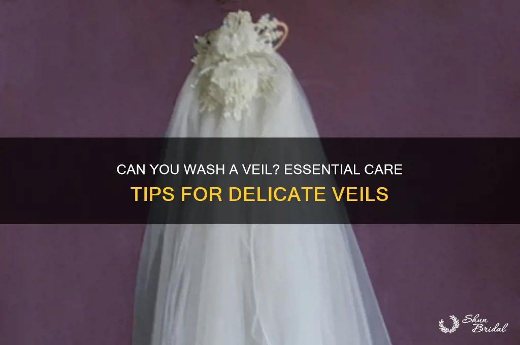 can you wash a veil