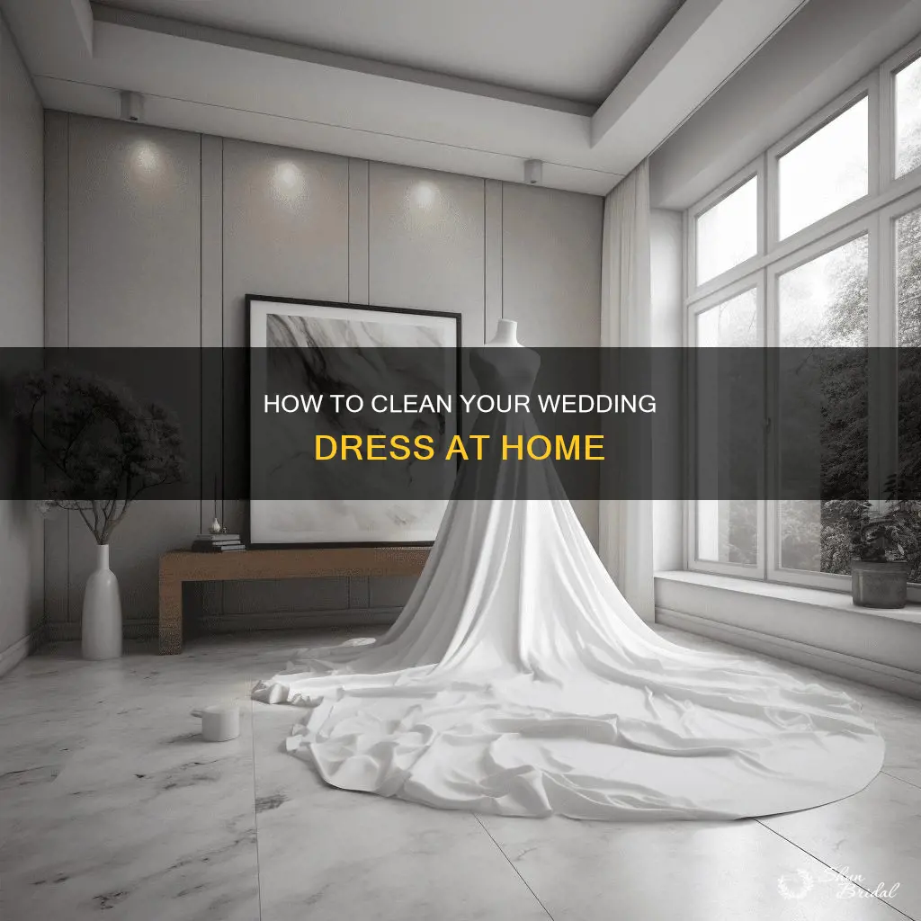 can you wash a wedding dress