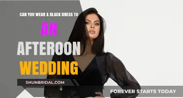 Black Dress Code: Afternoon Wedding Edition