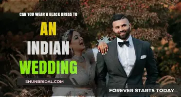 Black Dress at an Indian Wedding: Yes or No?