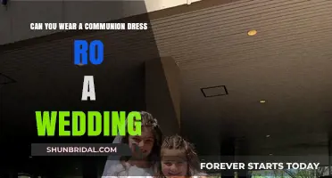 Communion Dresses: Suitable Wedding Attire or Not?