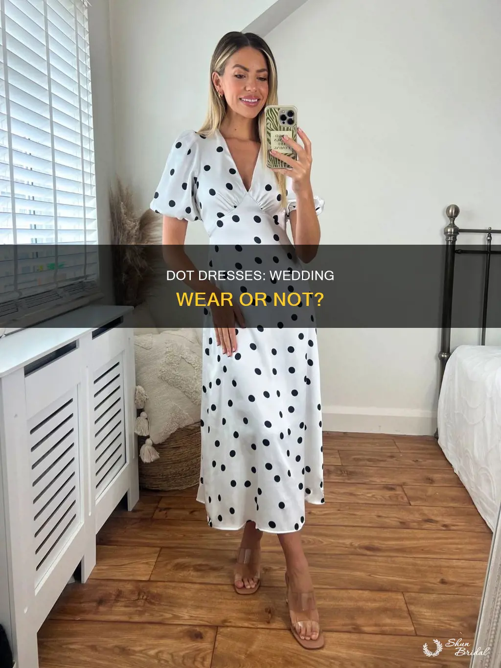can you wear a dot dress to a wedding