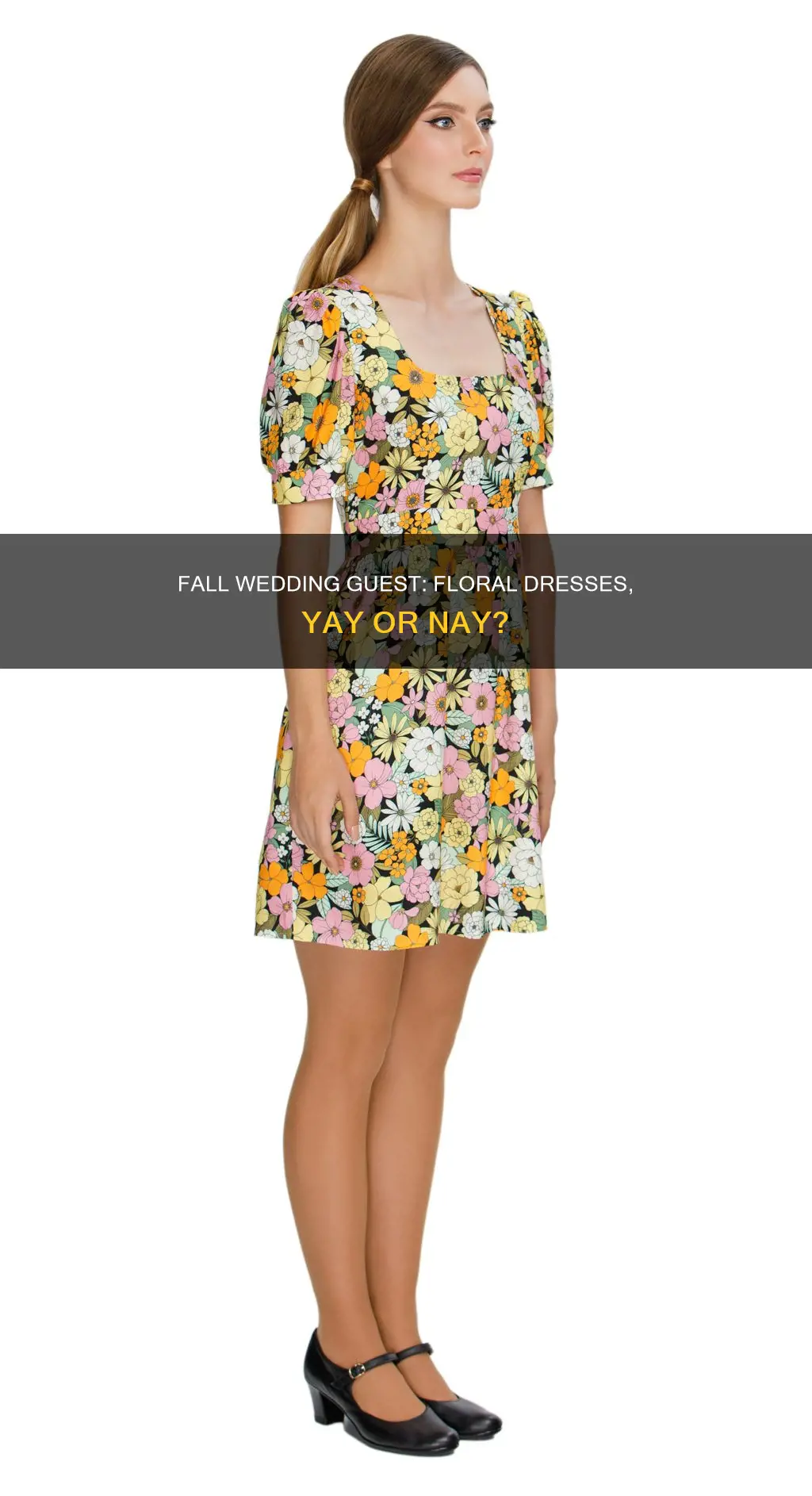 can you wear a floral dress to a fall wedding