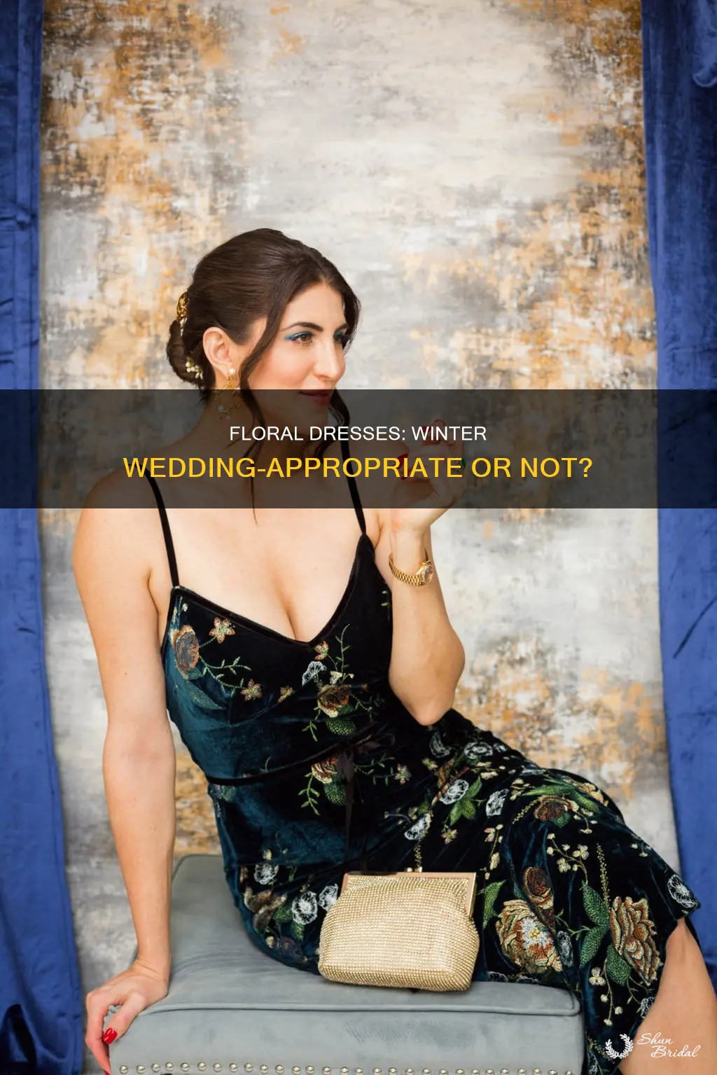 can you wear a floral dress to a winter wedding