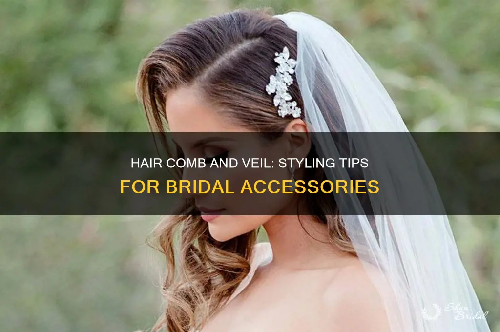 can you wear a hair comb and a veil