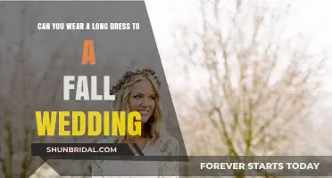 Fall Wedding Attire: Long Dresses and Seasonal Style