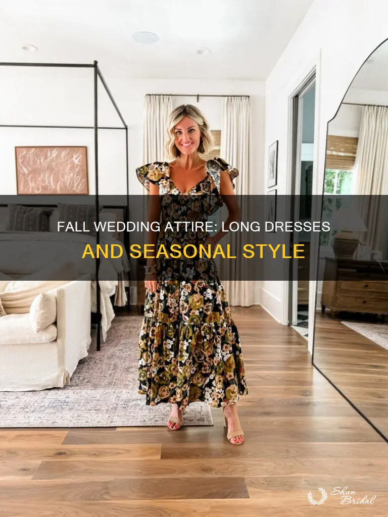 can you wear a long dress to a fall wedding