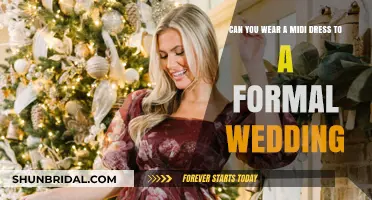 Guide to Wearing Midi Dresses at Formal Weddings