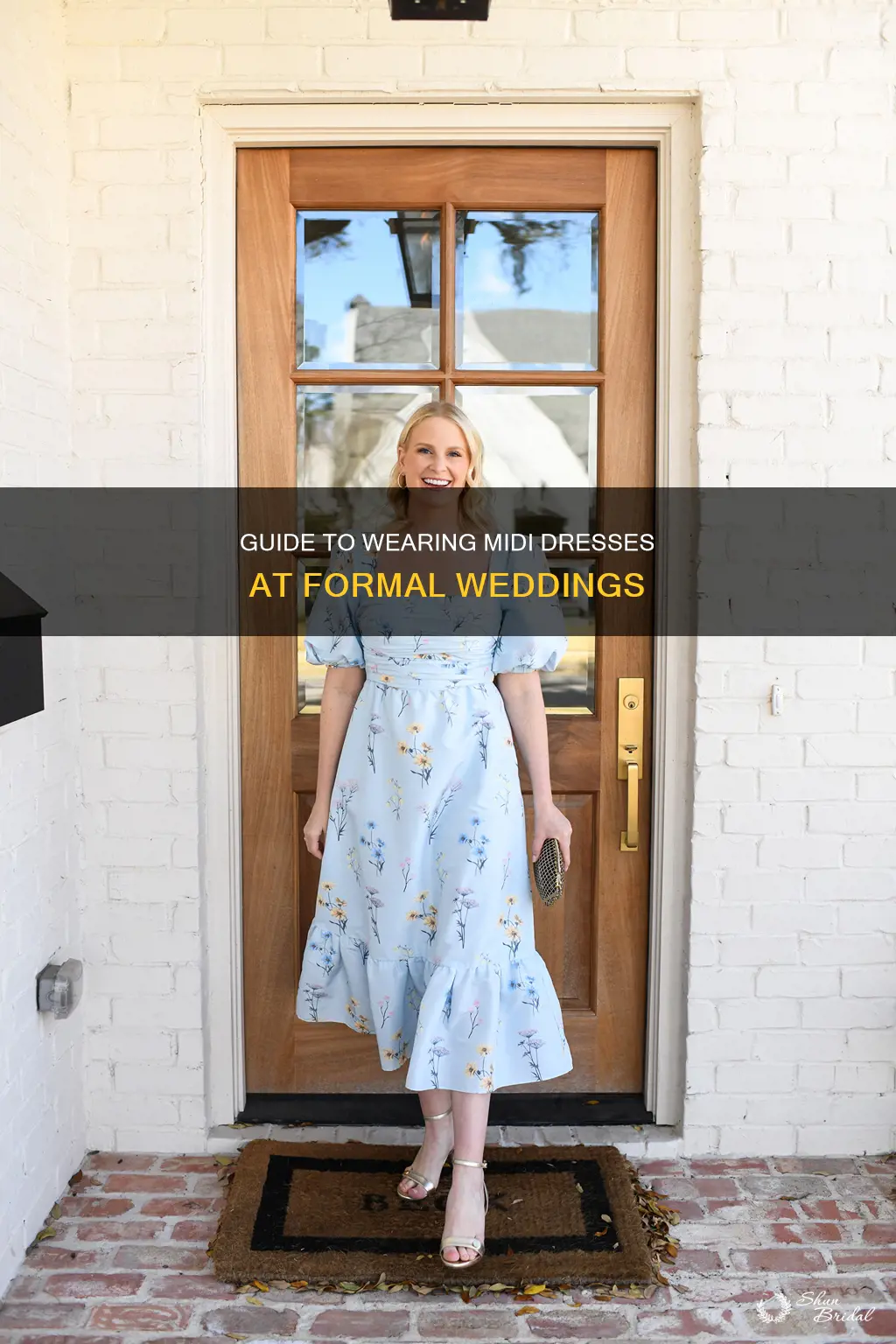 can you wear a midi dress to a formal wedding