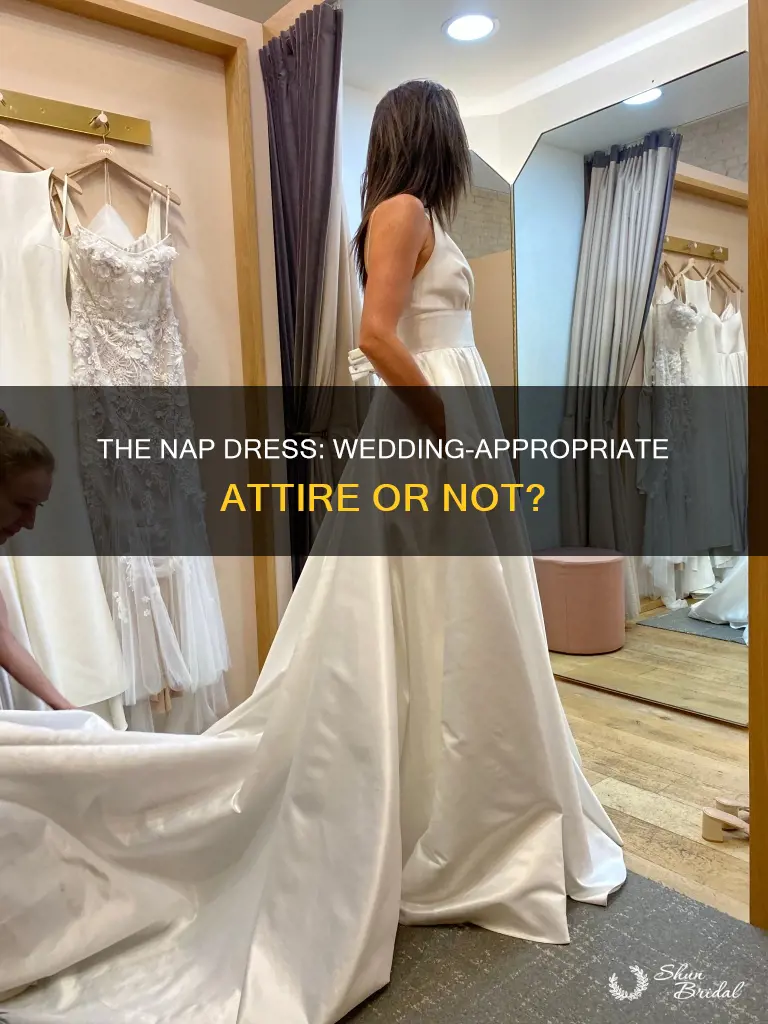 can you wear a nap dress to a wedding