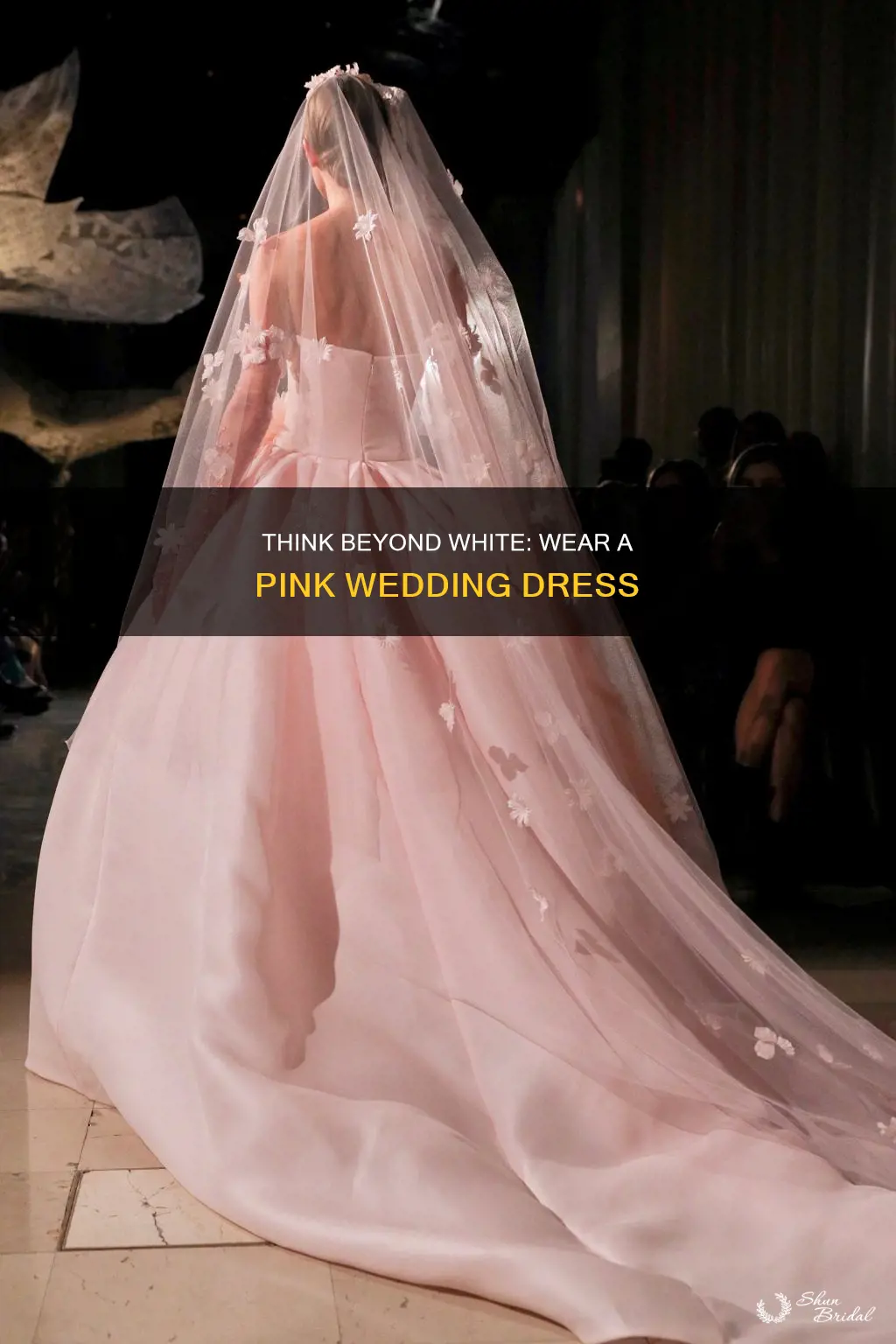 can you wear a pink wedding dress
