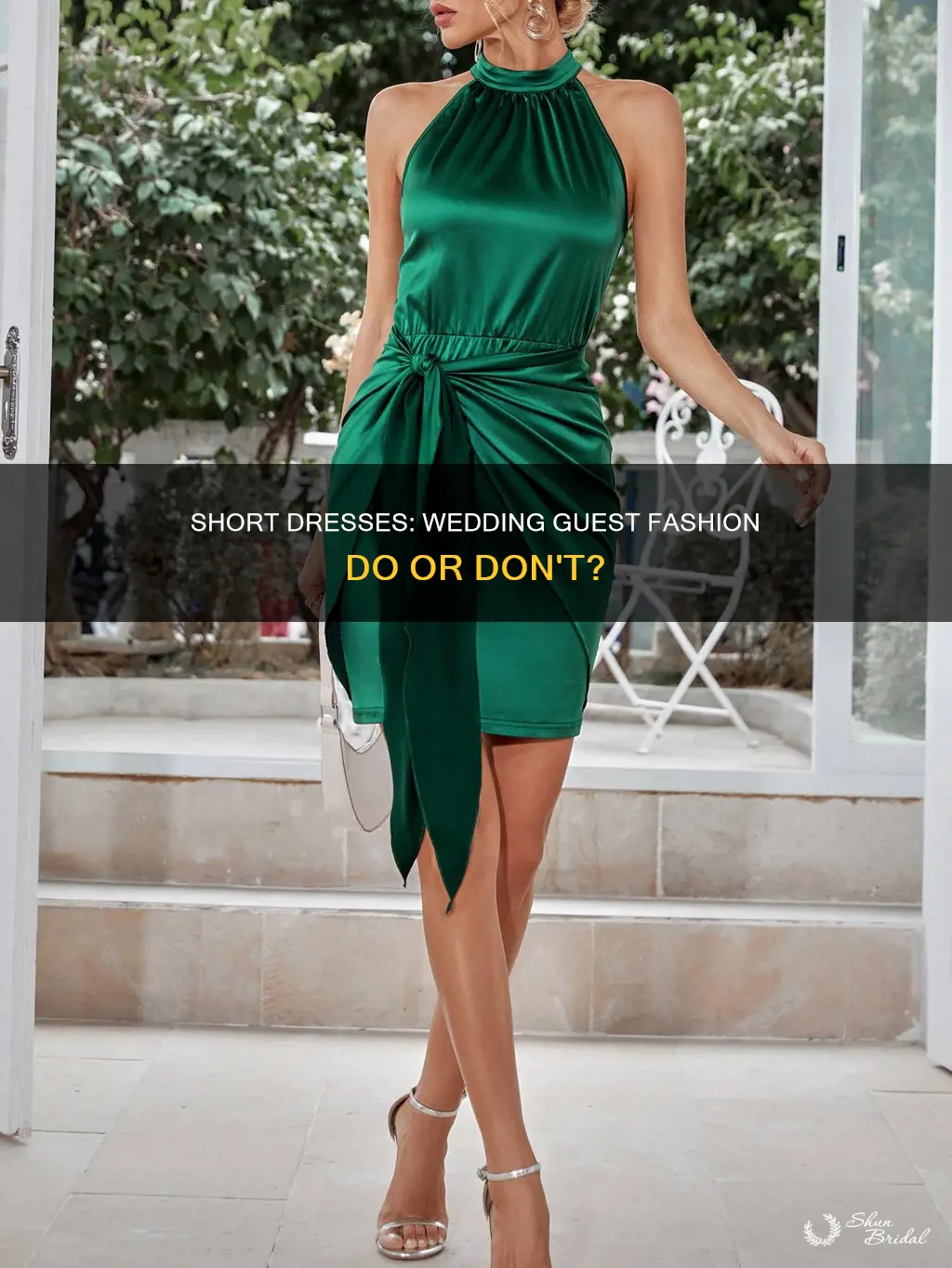 can you wear a short dress as a wedding guest