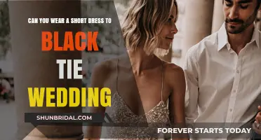 Short Dresses at Black-Tie Weddings: Yay or Nay?