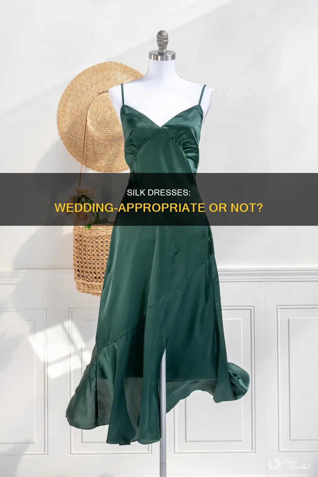 can you wear a silk dress to a wedding