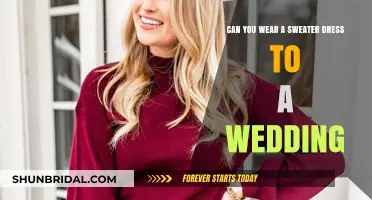 How to Style a Sweater Dress for a Wedding