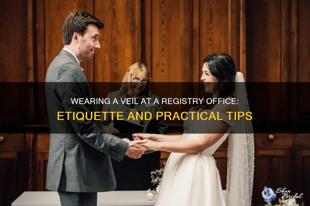 can you wear a veil in a registry office