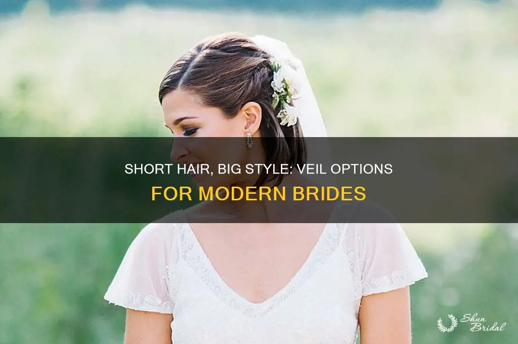 can you wear a veil with short hair