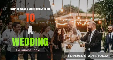 White Dress Shirts: Wedding-Appropriate or Not?