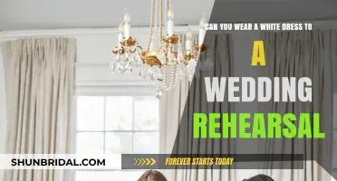 White Dresses: Wedding Rehearsal Appropriate or Not?