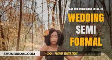 Black Dresses: Wedding Semi-formal Wear?
