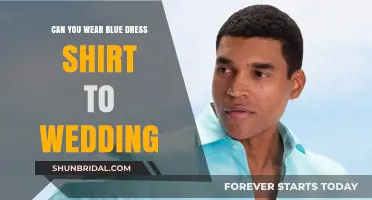 Blue Dress Shirt: Wedding Wear or Not?