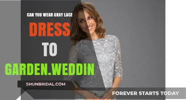 Lace Dresses: Garden Wedding-Appropriate?