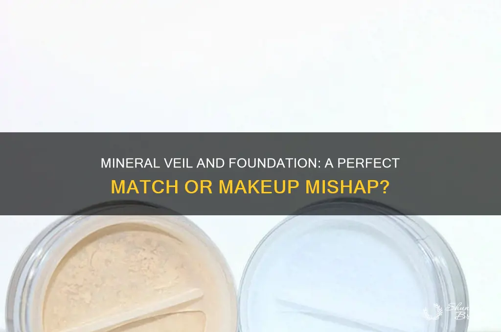 can you wear mineral veil with other foundation