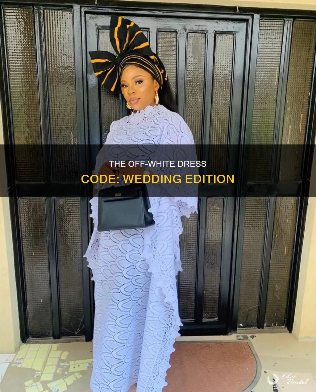 can you wear off white dress to a wedding