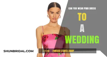 Pink Dresses: Wedding Wear or Not?