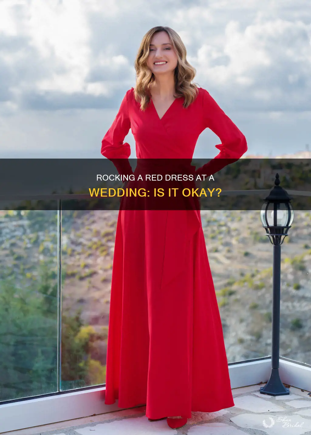can you wear red dress to a wedding