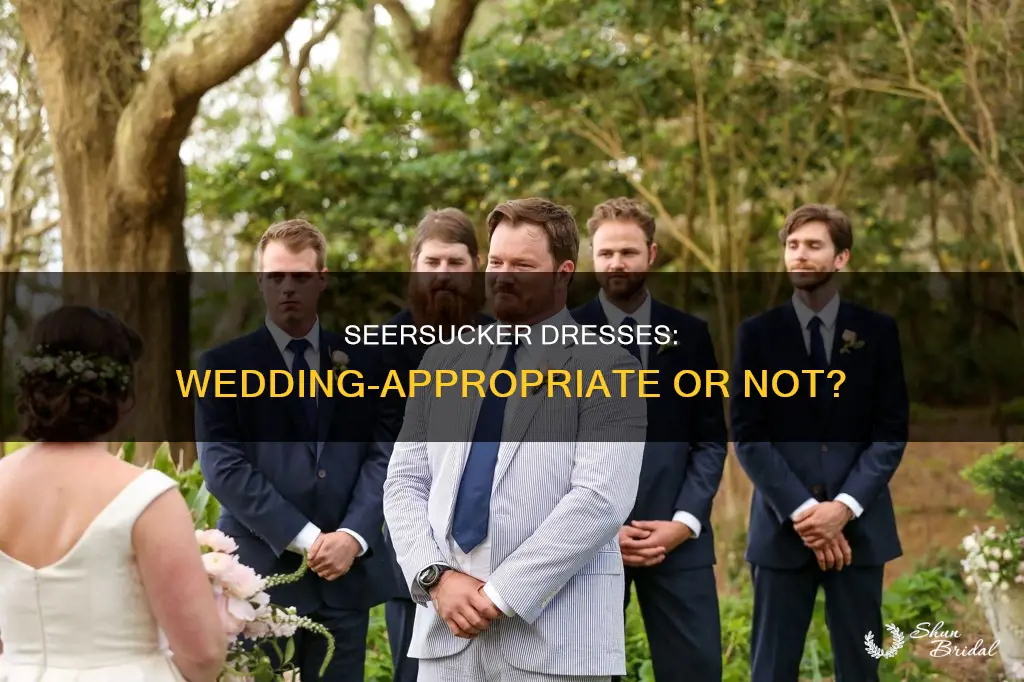 can you wear seersucker dress to a wedding
