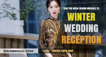 Sequin Dresses: Winter Wedding Reception-Appropriate or Not?
