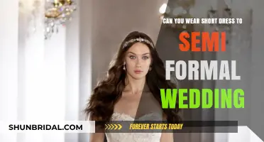 Short Dresses at Semi-Formal Weddings: A Style Guide