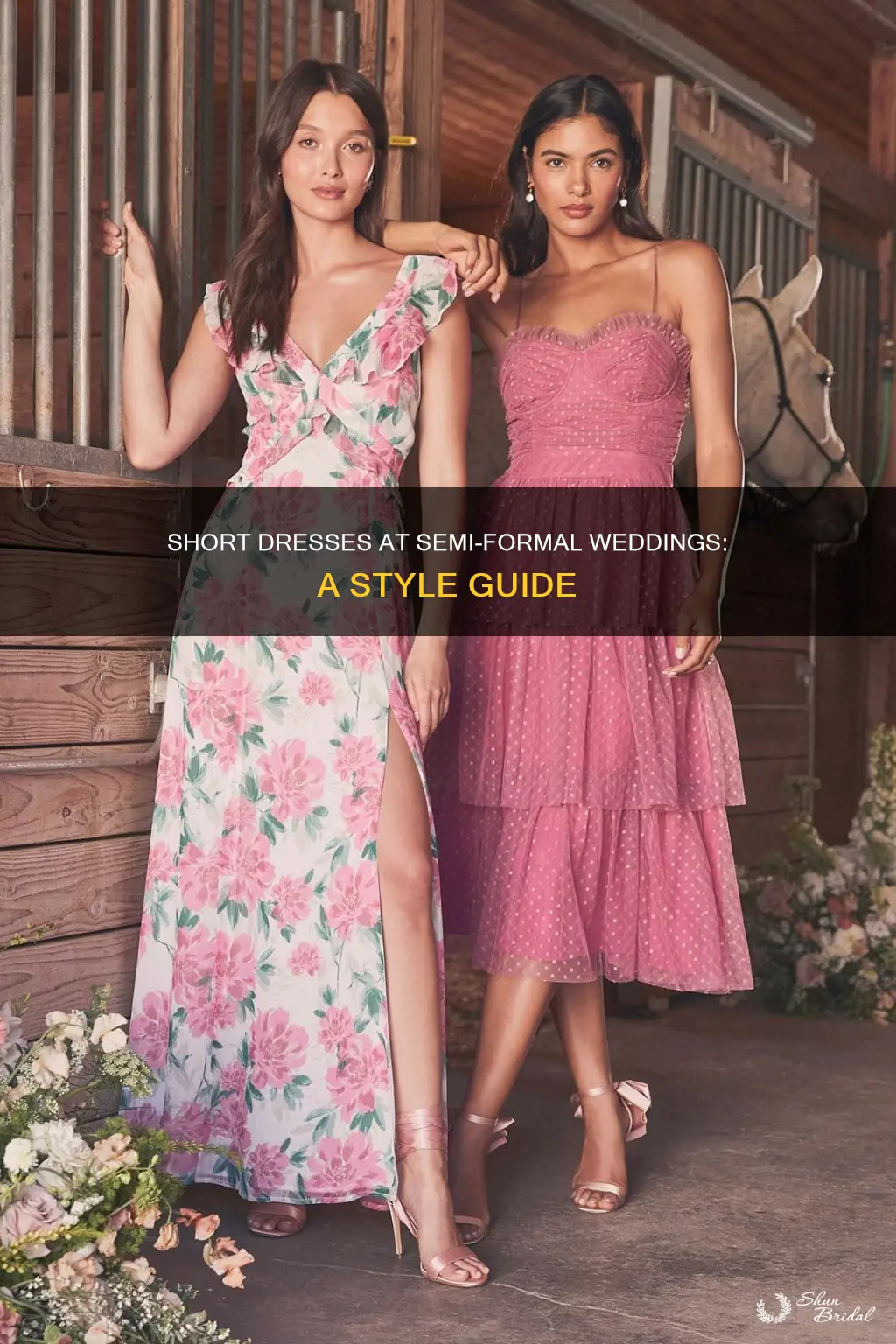 can you wear short dress to semi formal wedding