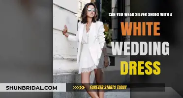 Silver Shoes with a White Wedding Dress: Do or Don't?