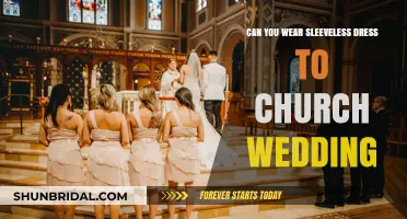 Sleeveless Dresses: Church Wedding Appropriate?