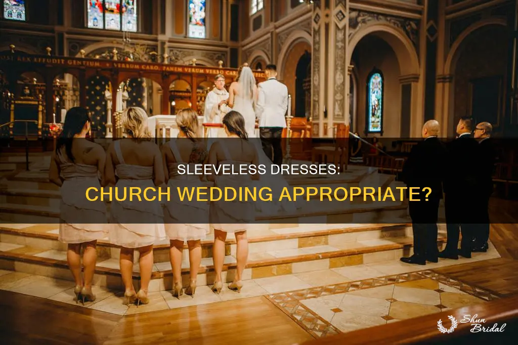 can you wear sleeveless dress to church wedding