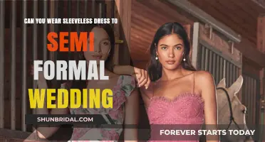 Sleeveless Dresses: Wedding Semi-Formal Wear?