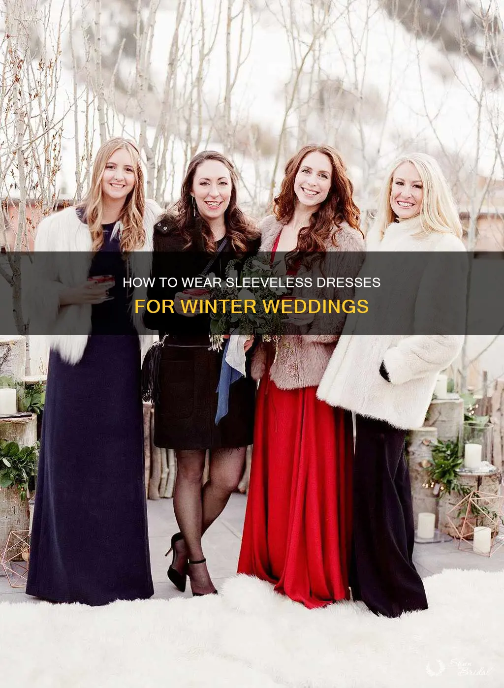 can you wear sleeveless dress to winter wedding