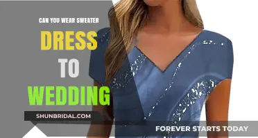 Sweater Dresses: Wedding-Appropriate or Not?