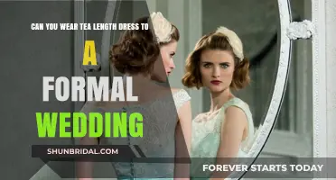Tea-length Dresses: Formal Wedding-Appropriate or Not?