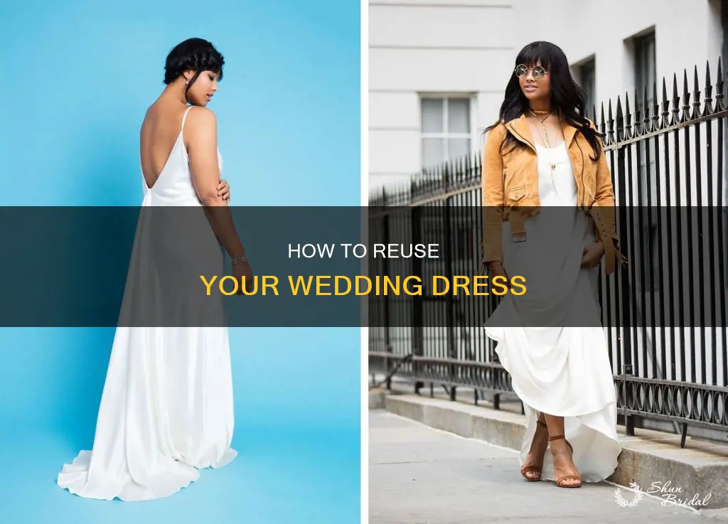 can you wear wedding dress again
