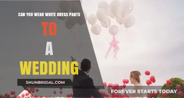 White Pants at Weddings: Yes or No?
